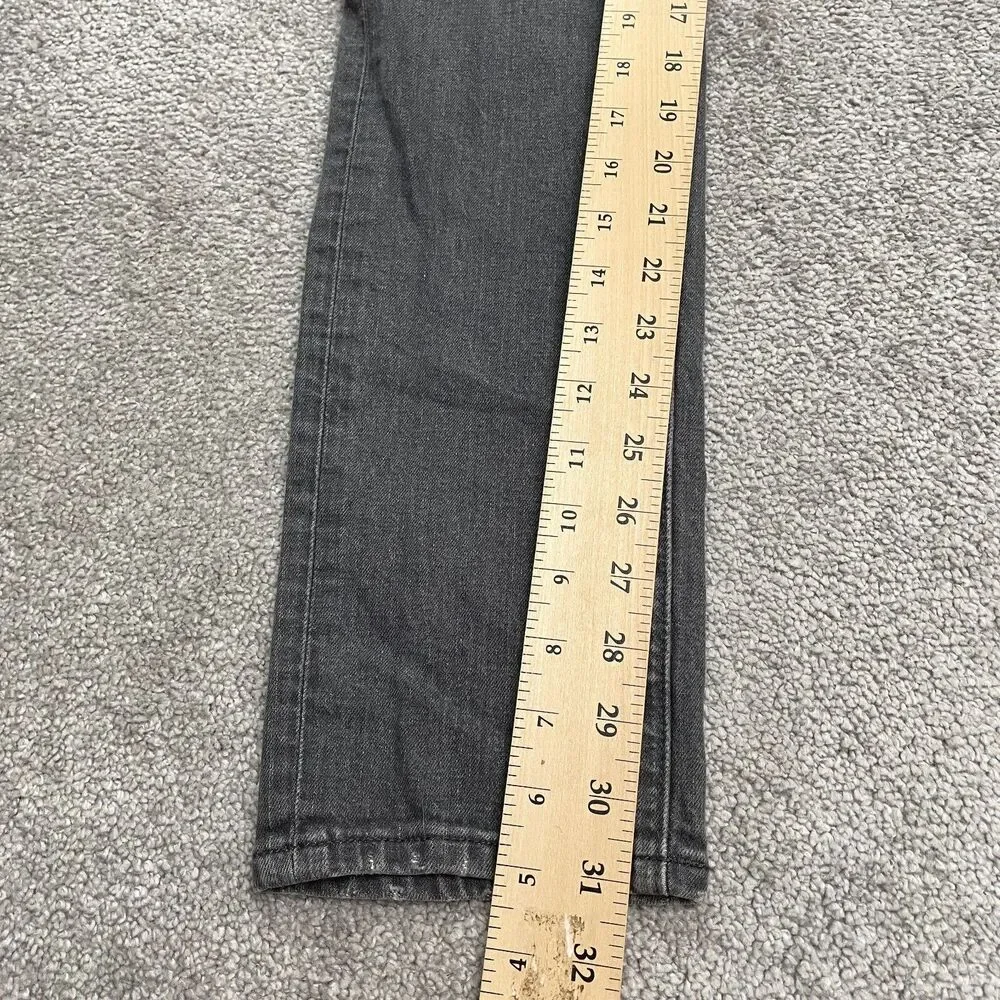 J.Crew Flex Slim Fit Denim Jeans Mens 29x32 Black Charcoal Wash Casual Cotton